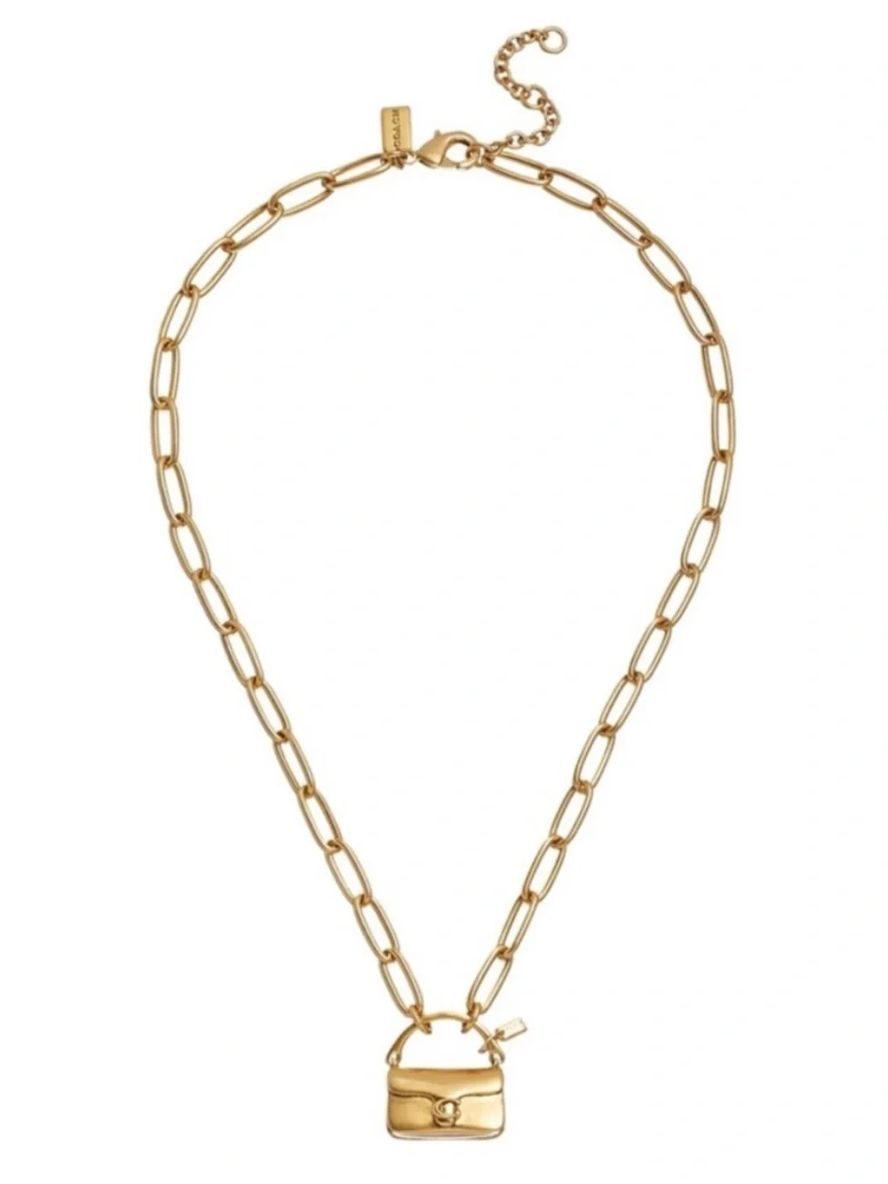 Coach Tabby Handbag Necklace NWT